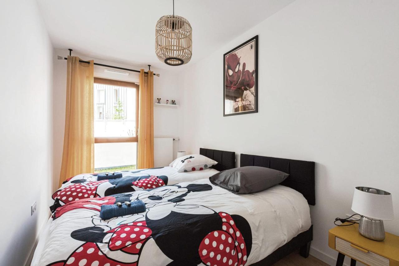 Cosygreen77 Modern Apartment With Garden And Parking Magny-le-Hongre Ngoại thất bức ảnh
