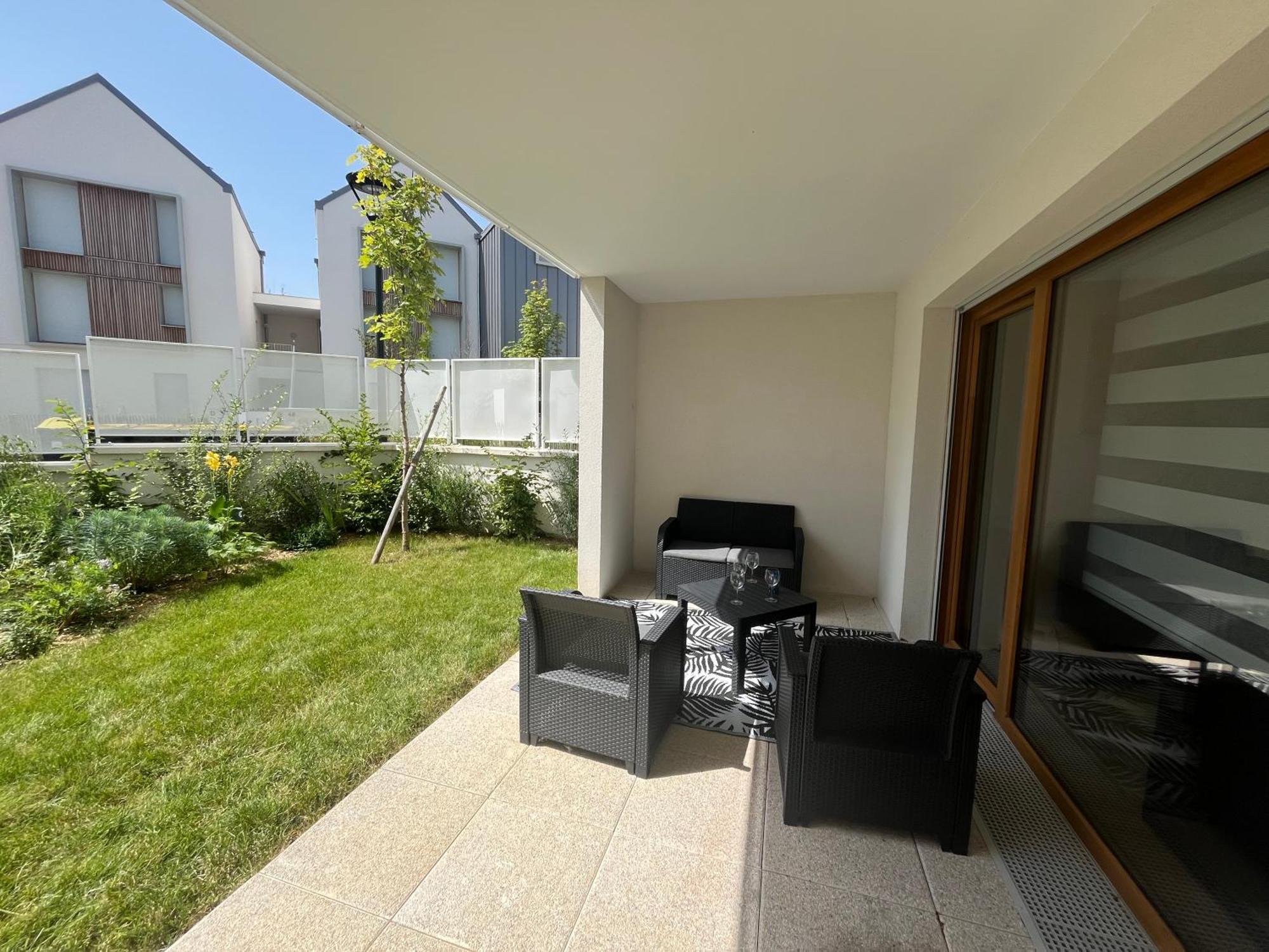 Cosygreen77 Modern Apartment With Garden And Parking Magny-le-Hongre Ngoại thất bức ảnh